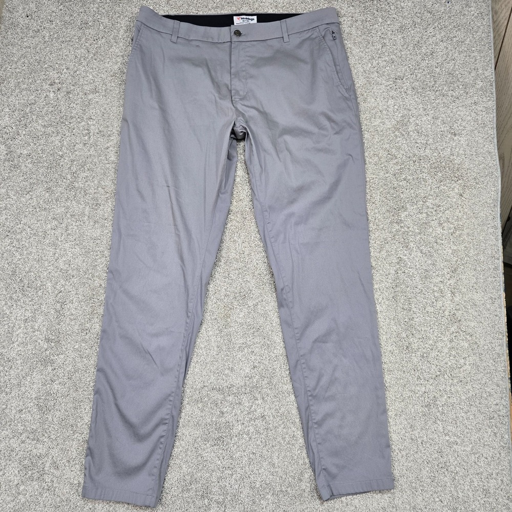 Birddogs Men's pants Chino Unlined Size 38x34 Gray Bird Dogs